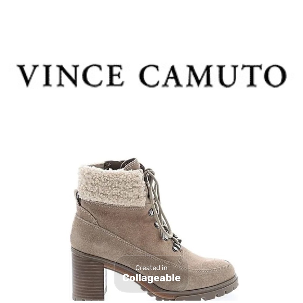 ‼️WOW‼️ VINCE CAPUTO🧡 
 Tan ankle Heeled Boots 🤩NEW🤩
